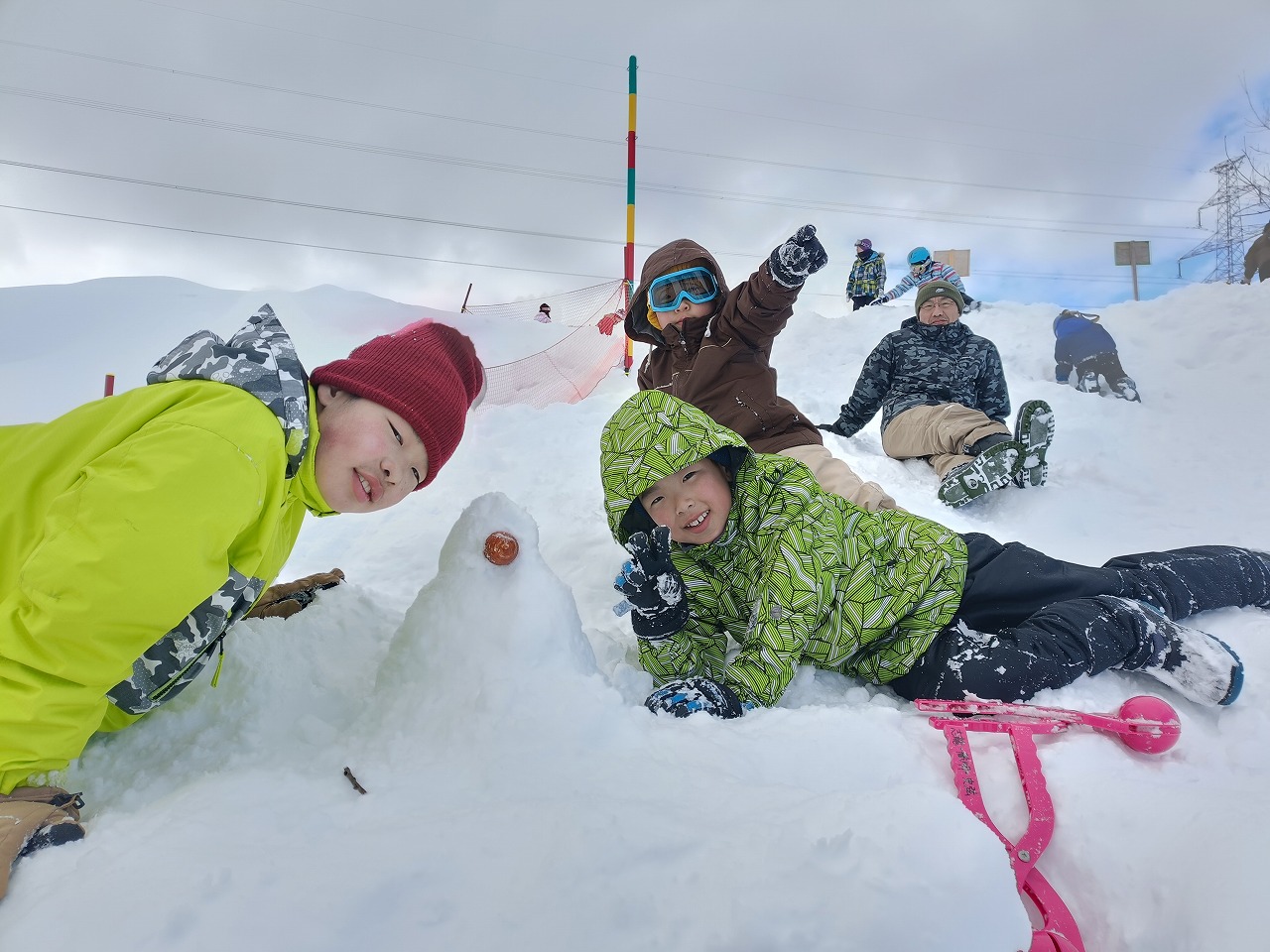 雪遊び　ユキノス　高鷲スノーパーク　知多市　カワイ建築工房