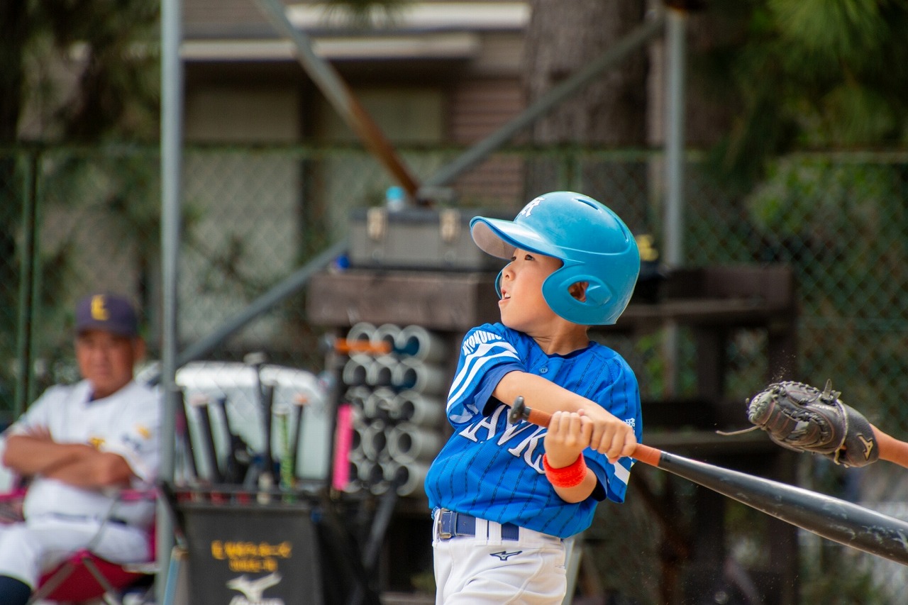 旭北ホークス　少年野球　打順２番　ショートフライ　知多市　カワイ建築工房