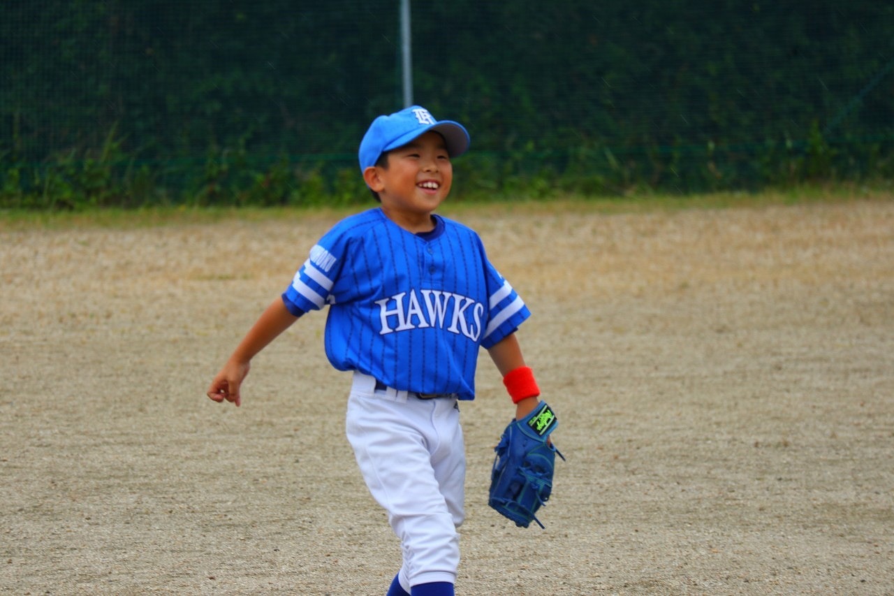 旭北ホークス　学童野球　軟式野球　次男　ライト　知多市　カワイ建築工房